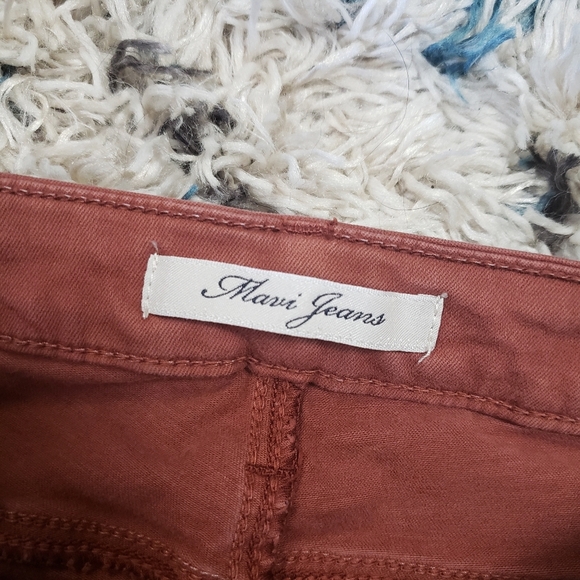 Mavi Karlina Mid Rise Skinny Cargo Pants Jeans Stretchy Pink Coral Casual Preppy - Picture 6 of 11